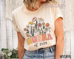 nonna shirt, promoted to nonna, pregnancy reveal gift for