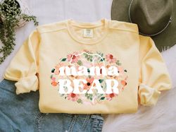 mama bear sweatshirt, mothers day gift, mama bear crewneck,