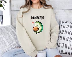 mamacado sweatshirt, pregnancy sweatshirt, baby shower hoodie, husban