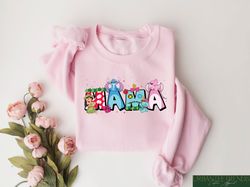 mama stitch sweatshirt, custom mama stitch crewneck, gift for mom, dis