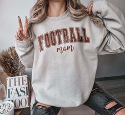 football mom sweater, football game day, football mama, football crewn