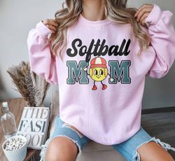 softball mom shirts, cute softball shirt, softball season tee, retro s