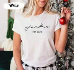 new grandma announcement tshirt, mothers day shirts, gift for grandma shirt