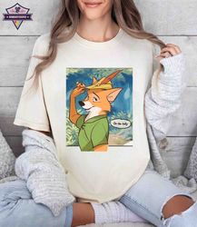 vintage walt disney robin hood 1973 oo de lally shirt, robin hood 1973