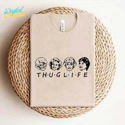 golden girls friends thug life version svg