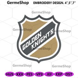 golden knights logo embroidery digitals, vegas golden knights machine embroidery designs, nhl embroidery files download