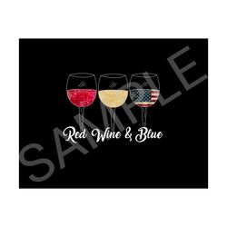 red wine and blue 4th of july american cross digital file png