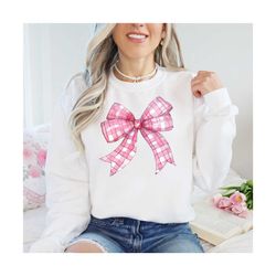 pink checkered bows png trendy bow png checkered png girly