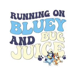 running on bluey and bug juice png, bluey png, bluey dog png