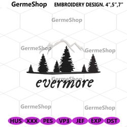 evermore embroidery design files, evermore taylor swift machine embroidery instant design files, taylor swift embroidery