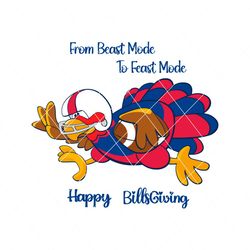 happy bills giving from feast mode to beast mode svg