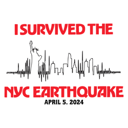 i survived nyc earthquake skyline svg