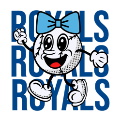 groovy royals baseball mlb game day svg