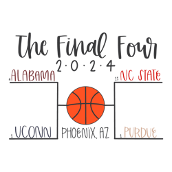 the final four 2024 alabama uconn nc state purdue svg