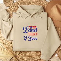 land that i love svg png for t-shirt