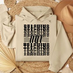 beaching not teaching svg png t-shirtttt