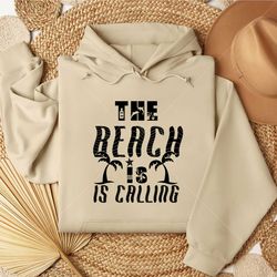 the beach is calling svg png t-shirt..