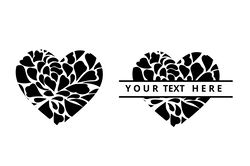 love heart paper cut design