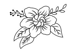 flower outline files