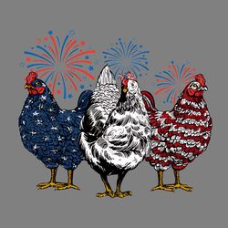 patriotic usa chicken png digital download files