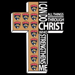 i can do all things through christ florida panthers svg