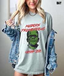 frankenstein modern prometheus oversized tee, classic retro halloween shirt, oversized shirt