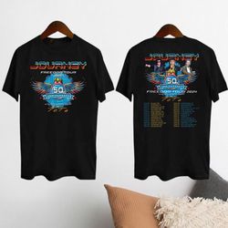 2024 freedom tour journey band t-shirt, journey band merch, rock band journey fan gift, gift for him, gift for her