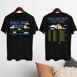 Fall Out Boy Concert Tour 2024 T-Shirt, Fall Out Boy Band T-Shirt, So Much For 2our Dust, Gift For Him, Gift For Her