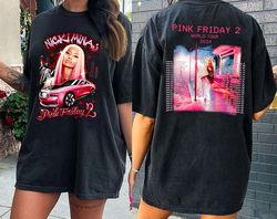 nicki minaj shirt, nicki minaj tour shirt, pink friday 2 airbrush shirt