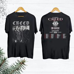 2024 Creed Band Summer of 99 Tour Shirt, Creed Band Fan Gift Shirt, Creed 2024 Concert Merch