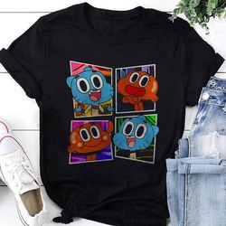 amazing world of gumball and darwin best friends t-shirt, the amazing world of gumball, gumball shirt