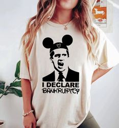 I Declare Bankruptcy Comfort Colors Shirt , Disney Dad Shirt, Disney Shirts For Men