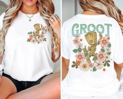 disney groot flower garden shirt, disneyland baby groot shirt, disney girl shirt