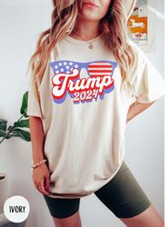 retro trump 2024 t-shirt, trendy election trump 2024 republican shirt, ultra maga sunglasses shirt, pro-trump shirt