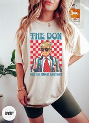 retro trump 2024 t-shirt, trendy election trump 2024 republican shirt, ultra maga the don shirt, pro-trump shirt