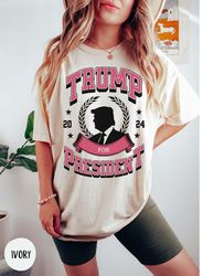 trump for president 2024 t-shirt, trendy collegiate-style republican shirt, ultra maga shirt, trump 2024 shirt