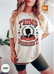 trump for president 2024 t-shirt, trendy collegiate-style republican shirt, ultra maga shirt, trump 2024 t-shirt