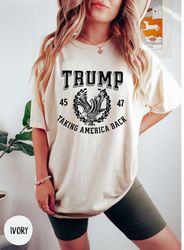 trump taking america back t-shirt, collegiate-style republican shirt, ultra maga 45 47 shirt, trump 2024 shirt