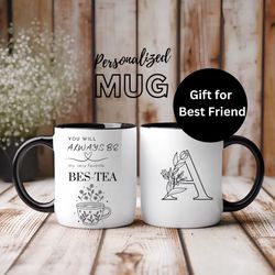 personalized coffee mug custom best friend mug best-tea mug