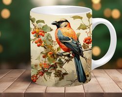 coffee mug bird coffee cup animal lover mug gift for women