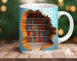 coffee mug mug book lover mug librarian coffee mug gift for teacher ch