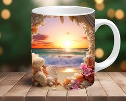 coffee mug mug ocean mug gift for women birthday gift n