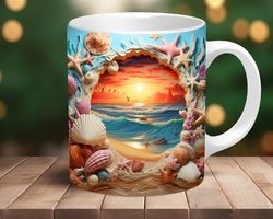 coffee mug mug ocean mug gift for women birthday gift n