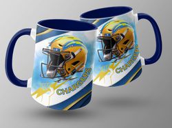 chargers football team helmet design coffee mug