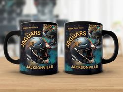 jags football team helmet design coffee mug