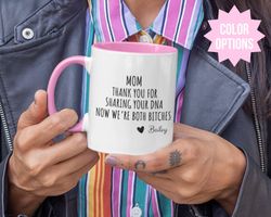 personalized mom thanks for sharing your dna funny mothers day gifts moms birthd