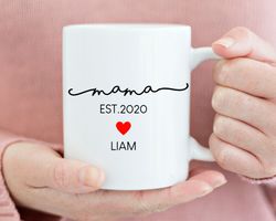personalized mom coffee mug with kids names for mom for mothers day - mothers