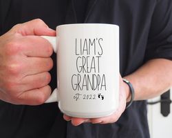 great grandpa mug personalized, great grandpa gift, new grea