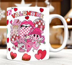 valentines day cupids mug, puffy mug