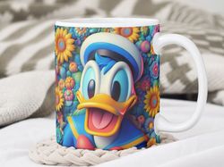 3d effect classic donald duck mug